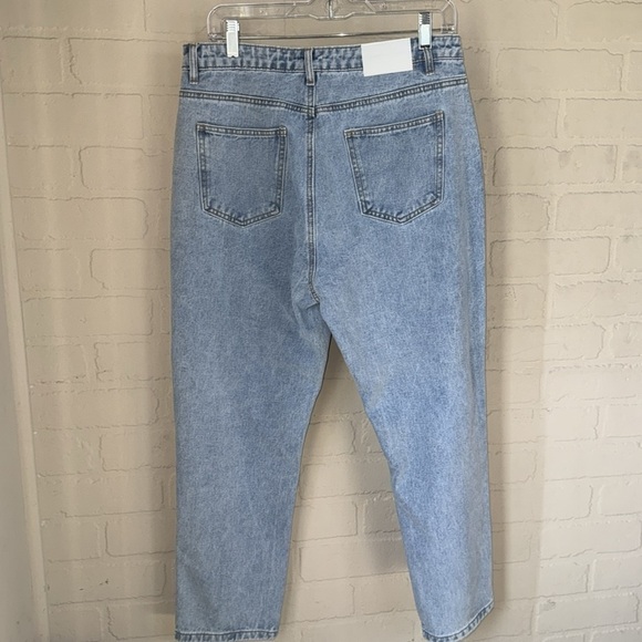 Missguided jeans Light Blue Denim distressed 10 petite - Picture 4 of 8